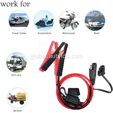 Auto Fuse Holder 10AWG Battery Alligator Clips SAE Quick Release Adapter Supplier